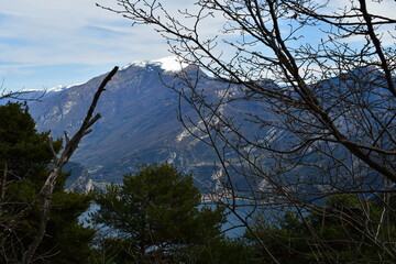 Blick zum Gardasee von oben