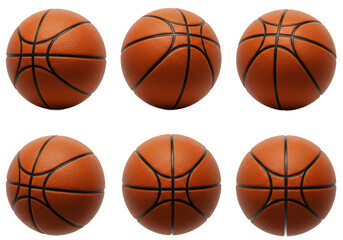 Collection of basketball balls
