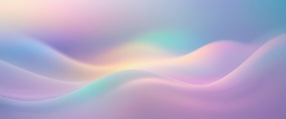 Obraz premium dreamy pastel blur with serene blue and pink hues illustration