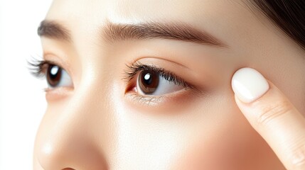 Beauty routine tips for youthful eyes studio photography clean close-up skincare