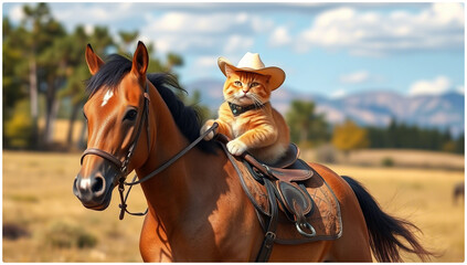 Portrait of a beautiful brown horse with a white mane and eye standing on a grassy farm with a bridle and harness, showcasing its majestic equine features