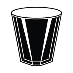 Illustration of various trash cans including metal and black bins with recycling and waste containers