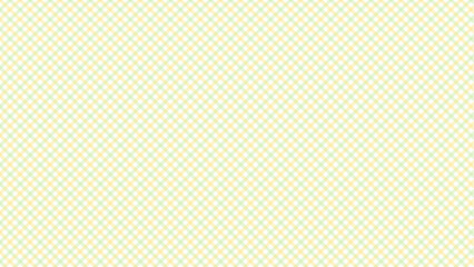 Yellow and green in the white background diagonal plaid backdrop. Checkered seamless pattern.