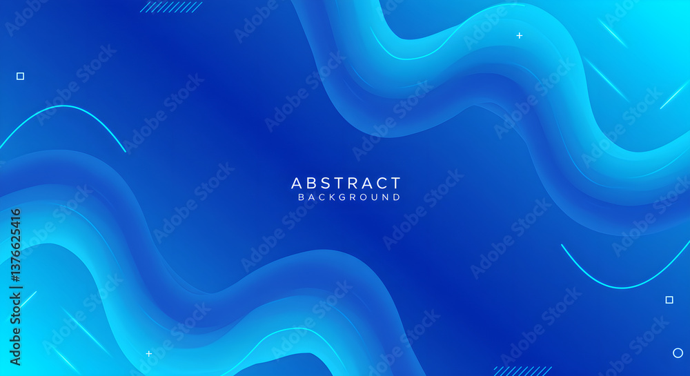 Aufkleber trendy blue abstract background wallpaper for modern presentation backdrop. futuristic graphic desig