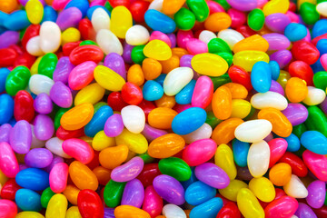 Colorful gummy candies