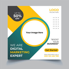 Digital Marketing Social Media Post Design