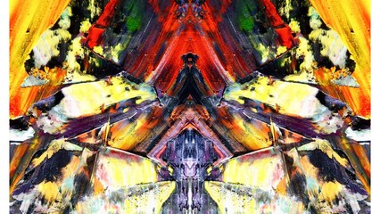 Abstract art background . Hand painting artwork on canvas .