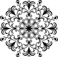 Ornamental Floral Vector | Baroque Vintage Pattern | Decorative Design
