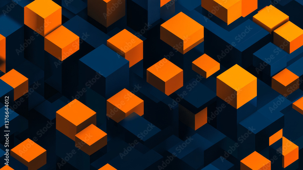 Poster block chain technology. visual concept of conducting transactions. global decentralized database of 