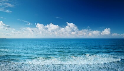 blue sky ocean