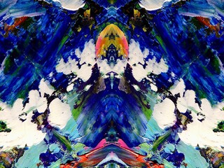 Abstract art background . Hand painting artwork on canvas .