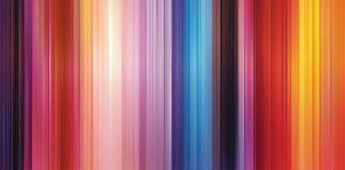Obraz premium Abstract rainbow-colored background featuring vibrant slats in various hues, ideal for presentations, graphics, or creative projects.