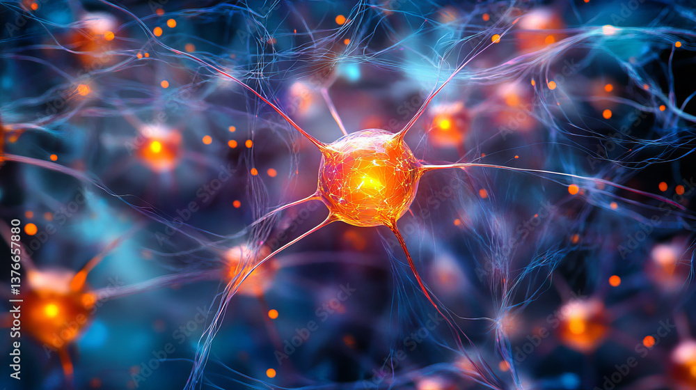 Poster code and cipher of the crypto field. neuro network 3d illustration. big data cyber stream
