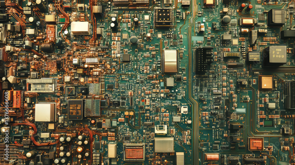 Aufkleber cyber field, computer code, data flow in the digital world. abstract 3d illustration of computer cir