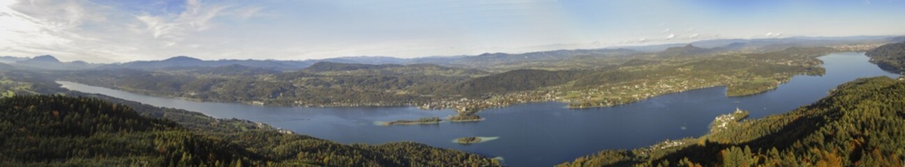 Fototapeta premium Wörther See, Österreich, Kärnten, Wörthersee, Keutschach