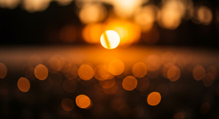 Fototapeta premium Sunset Landscape Background for Natural Design Projects