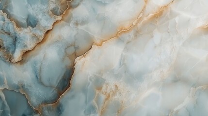 Naklejka premium Elegant Onyx Texture with Soft Blue and Beige Veins Abstract Design