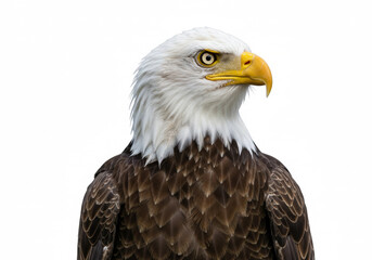 Obraz premium Eagle on wite background