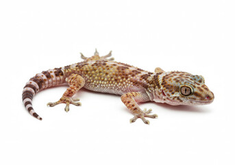 Gecko isolated on a white background