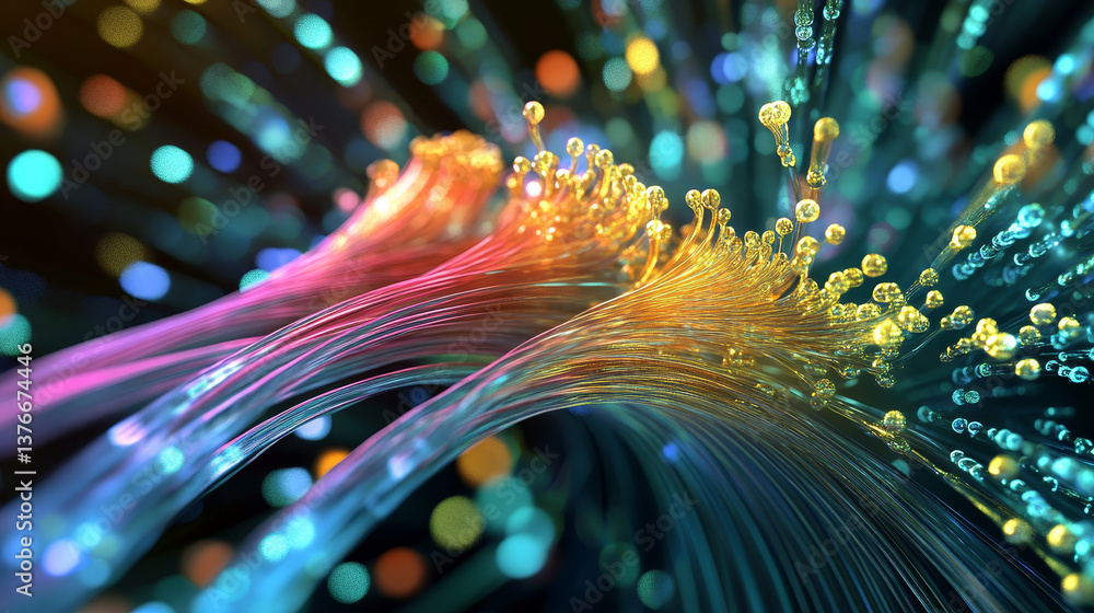 Poster information flow of digital code. current data and computer scheme. high speed, wired internet conne