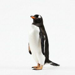 Fototapeta premium Penguin on a white background