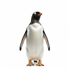Penguin on a white background