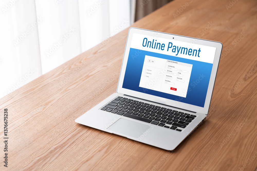 Poster online payment platform for modish money transfer on the internet netowrk