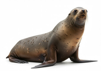 Sea Lion on a white background