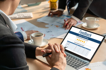 Customer feedback and review analysis by modish computer software for corporate business