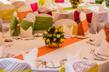 wedding reception table