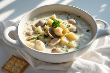 Creamy Clam Chowder Recipe Delicious Homemade Seafood Soup