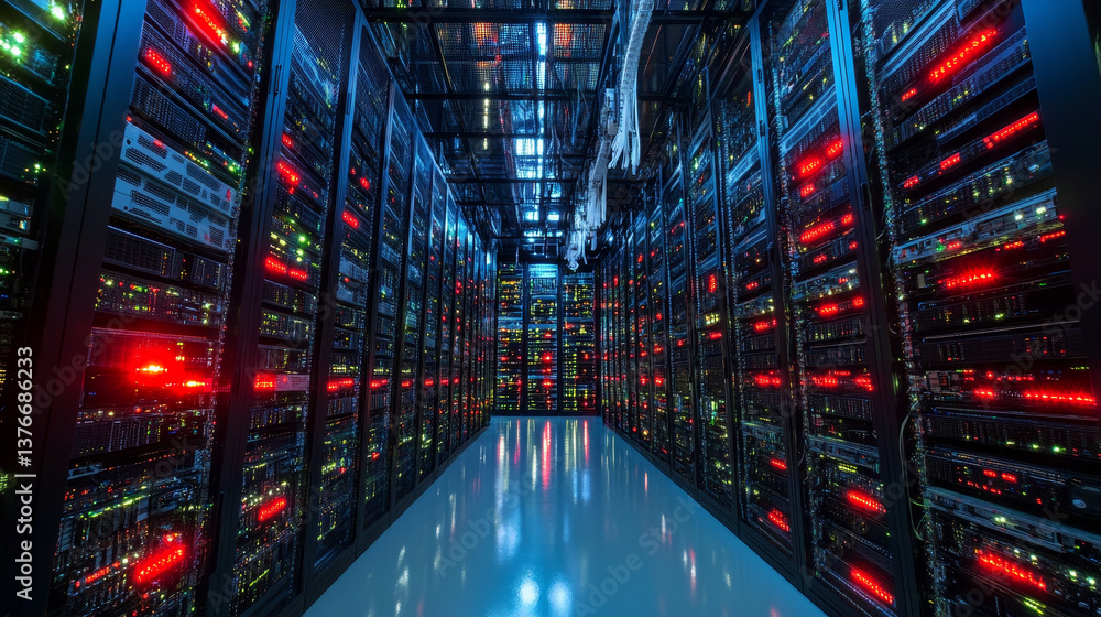 Poster big data, wireless information flow. data portal, open data system. global cyberspace concept. high 
