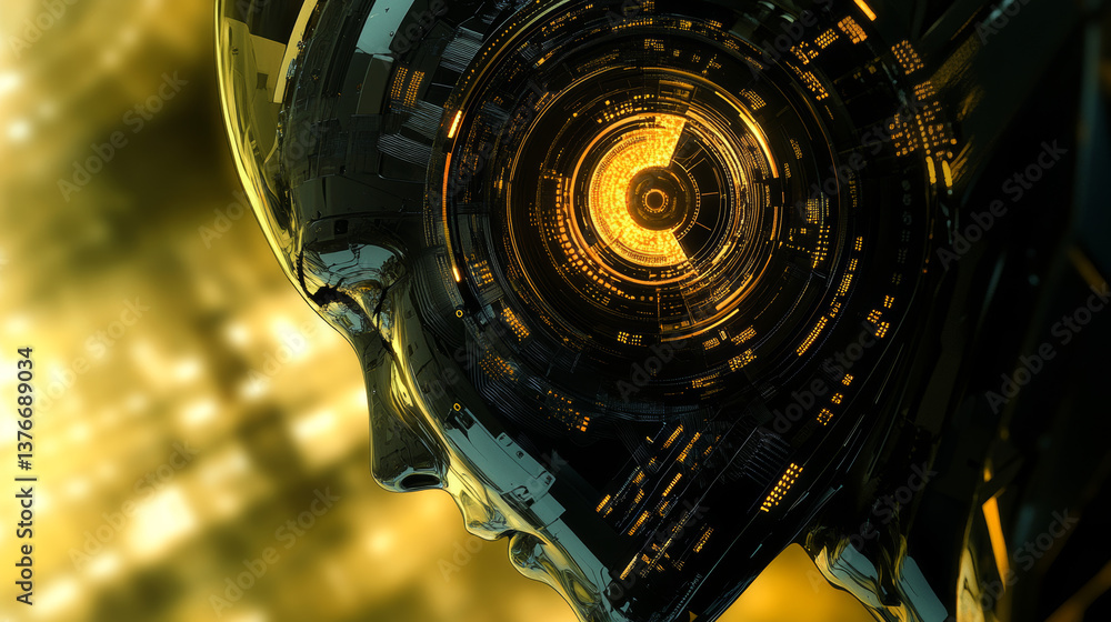 Poster cyberpunk. quantum computer. motherboard, processor, cpu, global network technology blockchain. digi