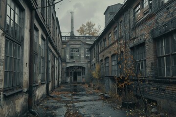 Exterior of a Industrial style house