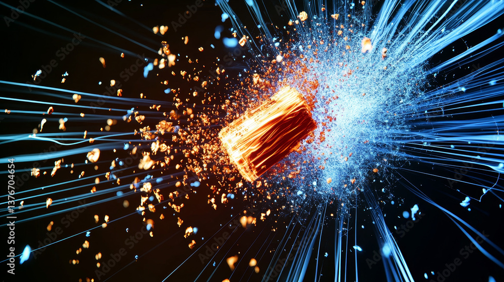 Poster creation of artificial intelligence. experiments with the hadronic collider. investigation of the st