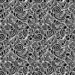 a black and white abstract pattern