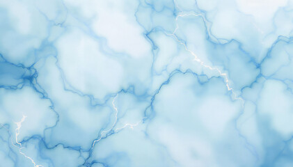 A tranquil and stunning blue marble texture creating an elegant and luxurious backdrop. Evoking feelings of calmness.