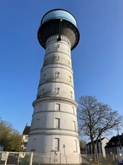 old water tower in the city