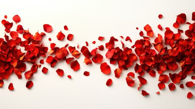 Abstract floral design with petals forming parabolic curves. Minimalist composition with text space