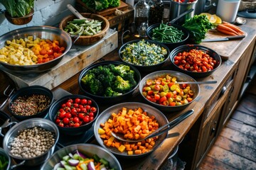 Fototapeta premium Zero Waste Kitchens