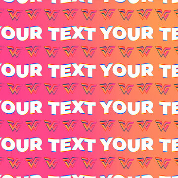 Kinetic Text Wave Square Logo Reveal 222