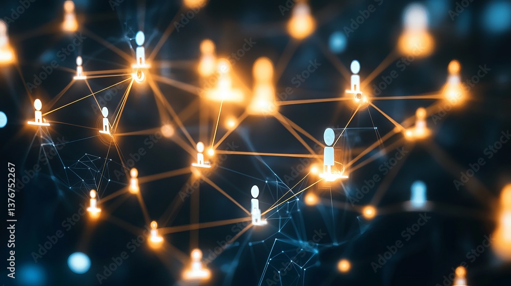 Aufkleber global network connection abstract digital art background modern technology business illustration ne