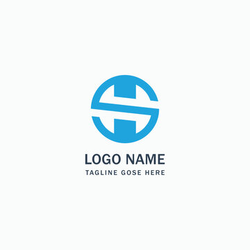 Wavy letter s logo