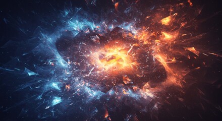 the chaotic and fragmented nature of a troubled mind