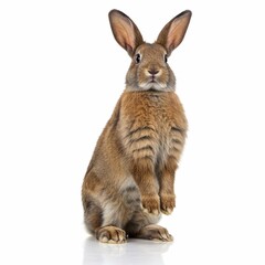 Fototapeta premium Brown rabbit standing up