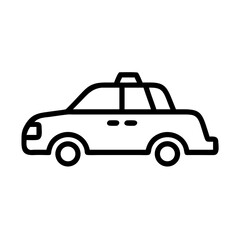 Fototapeta premium タクシーのアイコン