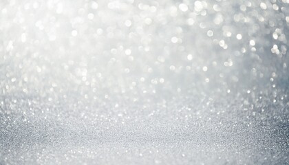 Obraz premium abstract blurred white glitter background selective focus festive background idea