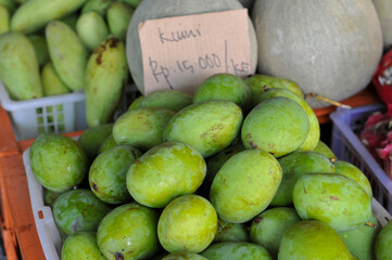 mango fruit at supermarket for sale