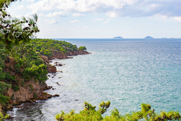 View of the Sea of Marmara from the Princes' Islands. High quality photo