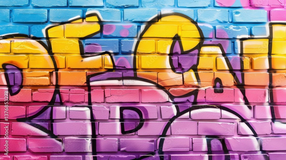 Aufkleber create stunning graffiti art with an editable text effect that spells keep calm in vibrant colors.
